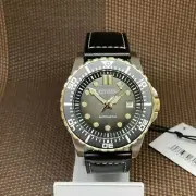 Citizen NJ0176-10E Black Leather Automatic Mechanical Analog Men's Dress Watch