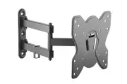 Laser Commercial Grade Full Motion TV Wall Mount - Swivel 180 Degrees and Tilt 12 Degrees for 23 to 42 Inch Screens, VESA Compatible with Cable Management