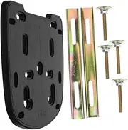 Heavy Duty Motorcycle Rear Rack Mounting Bracket for Luggage and Tail Box Thickened Base with Antivibration Strips Compatible with Electric Scooters and Bikes