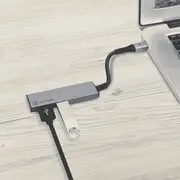 Bonelk USB-C to 2 Port USB 3.0 Hub (Space Grey)