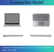 with 12.4" Microsoft Surface Laptop Go 2/1 with Touch Screen Mo Case Compatible