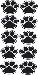 Veemoon 10pcs Cartoon Dog Paw Embroidered Patches Clothing Stickers for Personalization and Decoration for Bags Costumes and Garment Accessories