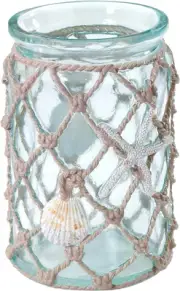 - Tumbler, Resin Countertop Cup, Beach Inspired Bathroom Accessories (Seaglass C