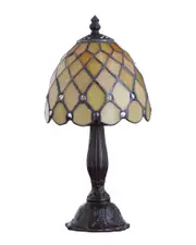 JONATHAN Y Designs Campbell Tiffany-Style 12.5in LED Table Lamp