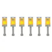 6PK Scrub Daddy Dish Daddy Silver Sponge Holder Kitchen Counter Sink Storage
