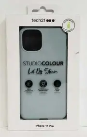 Tech21 - Studio Colour Case for Apple iPhone 11 Pro - Pewter Gray