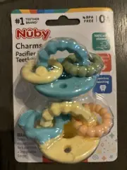 Nuby Brand Pacifier/Teethers 2 Pack New