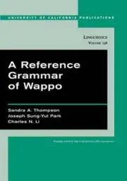A Reference Grammar of Wappo (UC Publications in Linguistics) [Paperback]