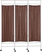 Removable Hospital Privacy Screen,Temporary Fence with Wheels,for Office Salon Hospital,3/4/5/6 Panels(3Panel)