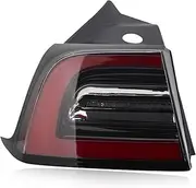 Car Tail Rear Lights for Tesla for Model 3 2017 2018 2019 2020 2021 2022 2023 Turn Signal Light Stop Brake Lamp Driving Fog Lamp (Color : Left)