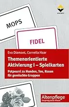 Themenorientierte Aktivierung I - Spielkarten.Tl.1: Potpourri zu Hunden, Tee, Rosen für gemischte Gruppen