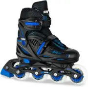 Crazy Skates Adjustable Inline Skates for Girls and Boys - Adjust to fit 4 Si...