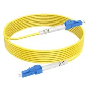 30ft/10m LC to LC Fiber Optic Internet Cable OS2 Single Mode Fiber Patch Cabl...
