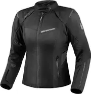 SHIMA Rush 2.0 waterproof Ladies Motorcycle Textile Jacket, black, Size S for Women