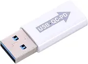 Fast Charging Converter USB a Male to Type c Female Qc to Pd Adapter Phone Charger Converter Lightweight Design
