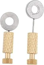 Homoyoyo 2pcs Leather Stitching Positioning Needles Stainless Steel Thread for Accurate Sewing Leather Crafting Easy to Use Repair Tools for Precision Stitching