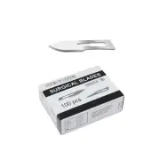 Sterile Stainless Steel Surgical Scalpel Blades 100/Bx - #15