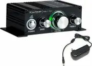 Stereo Digital Amplifier Bass Booster 2-Channel Home Car Speaker 3A Power Supply