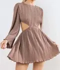Better Be sparking rumors cutout dress mocha