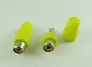 10x Yellow Solder Type RCA Phono Female Jack Audio Video Cable Adapter Connector