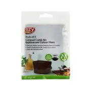 Ezy Storage Compost Carbon Filter Replacement - 2 Pack