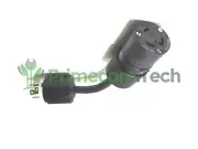 WELDER 3-PRONG L6-30R RECEPTACLE to 4PIN L14-30P LOCKING PLUG POWER CORD ADAPTER