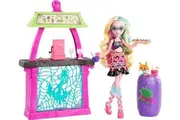 Monster High Doll Playset, Lagoona Blue Scare-adise Island Snack Shack with Food Accessories Color-Change Drinks