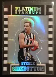 2017 AFL Footy Stars - PLATINUM Standup - Steele SIDEBOTTOM #204/375 Collingwood