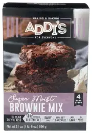 Addis For Everyone Brownie Mix 21 oz (Pack Of 6)