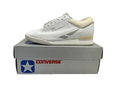 vintage converse aurora leather sneakers shoes womens size 8.5 deadstock NIB 80s