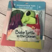 Manhattan Toys Soft Book New In Packaging Baby Turtle