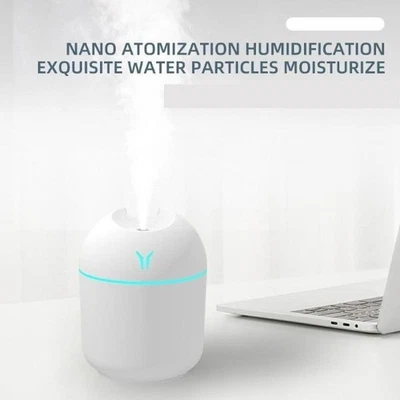 250ML USB Mini Air Humidifier Aroma Essential Oil Diffuser For Home Car Ultrason