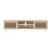 Manila Lowline Entertainment Unit TV Stand Storage Cabinet 160cm - Natural - Natural