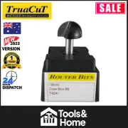 TruaCut 19mm 1/4" Shank Core Box Router Bit - T424