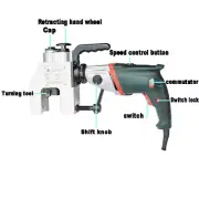 External Clip Type Beveling Machine Pistol Drill Pipe Beveling Machine ISO-63C