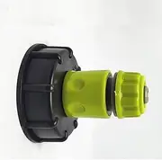Plastic Water Hose Pipe Adapter, 1PC IBC AdapterPlastic Water Hose Pipe Adapter Replacement Valve Fitting Parts