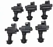 6PCS / Lot MCP-1440 22448-AA100 MCP1440 22448AA100 Ignition Coil 1998-2000 Compatible With Nissan Skyline R34 GT Neo Stagea RB25DE RB25DET(Black)