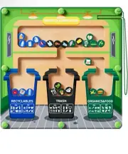 Kids Game Magnetic Color Maze Sorting Board Montessori Puzzle For Motor Skills