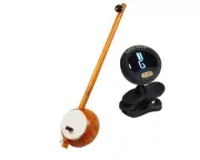 Indian Ektara, Soprano + Snark Clip-on Tuner