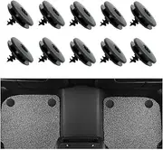 SSNNUU 10PCS Car Floor Mat Retainers,Anti-Slip Black Nylon Car Mat Clips Holder Clamps for Fastening Car Carpet,Suitable for Car Truck SUV RV Van