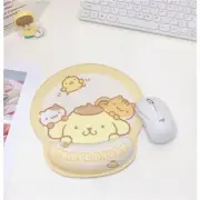 Kawaii Sanros Mouse Pad with Wrist Rest Non-Slip Rubber Computer Pad Pompompurin