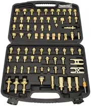 77pcs Air Conditioning Leak Test Kit, Automotive Air Conditioning Leak Test Kit, Air Conditioning Leak Detector Detection Tools, Auto Repair Tool for Car Auto AC