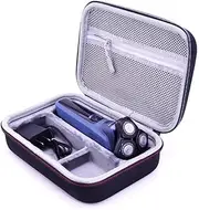 Baluue Hard Travel Case for Most Beard Trimmer, Waterproof Hard Storage Box for Travel, Trimmer Organizer Storage Bag Case for Hair Clippers