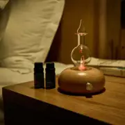 Waterless Essential Oil Diffuser – Wooden Glass Aromatherapy Nebulizer