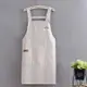 Conalife 簡約風防水背帶工作圍裙 (1入) - 灰色