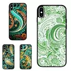 Lightweight Cover For iPhone XS 11 12 13 14 15 16 Pro Max canvas paisley pattern