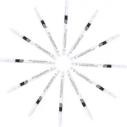 Healvian 24pcs Eyeliner Pencil Eyeliner Glitter Eyeshadow Eye Makeup Pen Eye Liners Highlighter Makeup Brow Pencil Glitter Eyeshadow Gel Highlighter Stick White Wooden Pole