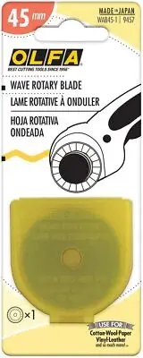 OLFA Rotary Blade Refill 45mm-Wave, WAB45-1