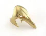 Eagle Ring Adjustable Raw Brass (21mm 11.5US inner size) 2890