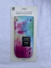 Calculator Texas Instruments TI-84 Plus & Silver TI-89 Slide Case Cover Tie Dye